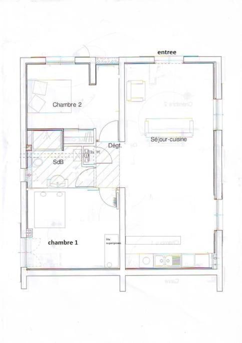 Appart Dans Maison 2 Km De La Plage Villeneuve-Loubet Exterior photo